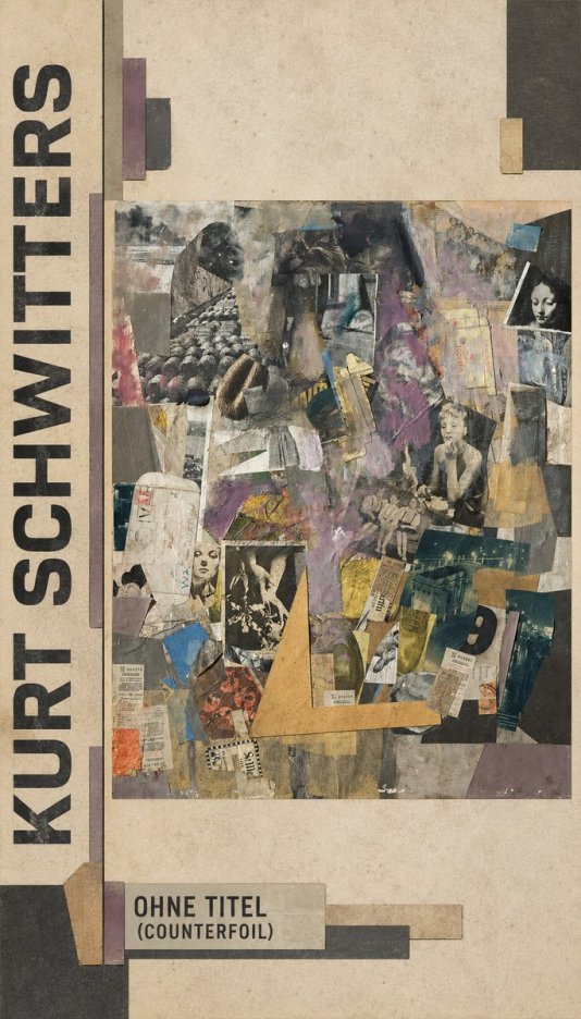 Kurt Schwitters Ohne Titel (Counterfoil) No2 - Juliste
