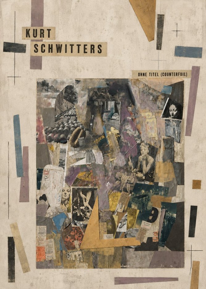 Kurt Schwitters Ohne Titel (Counterfoil) No6 - Juliste