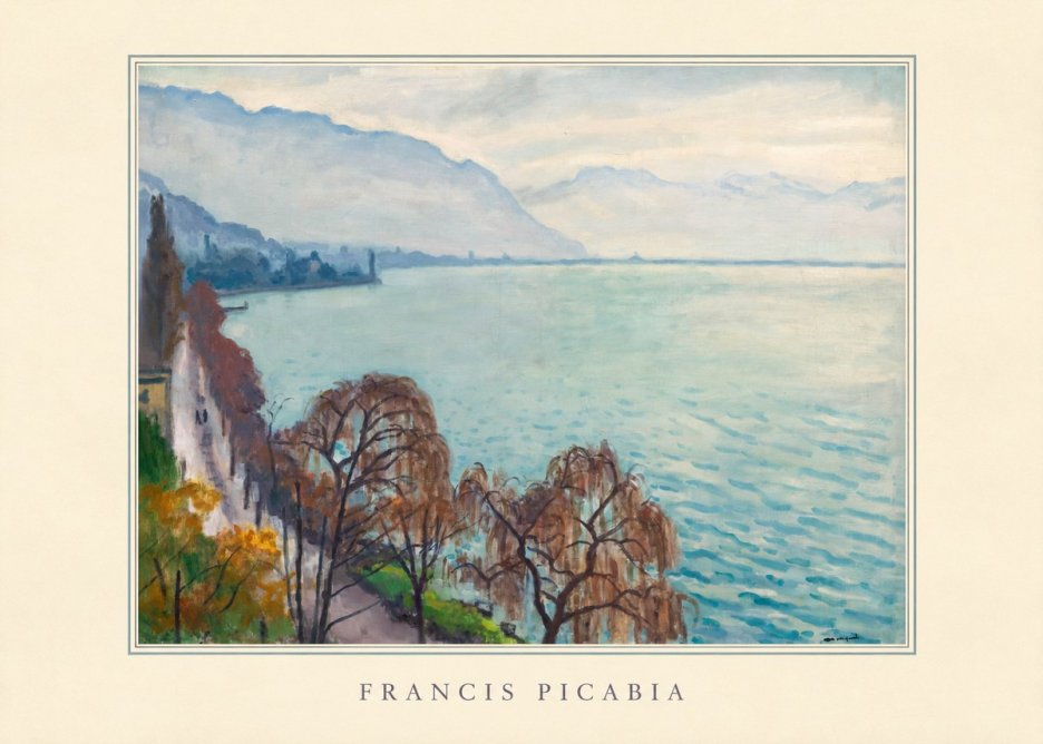 Francis Picabia Lac Léman No3 - Juliste
