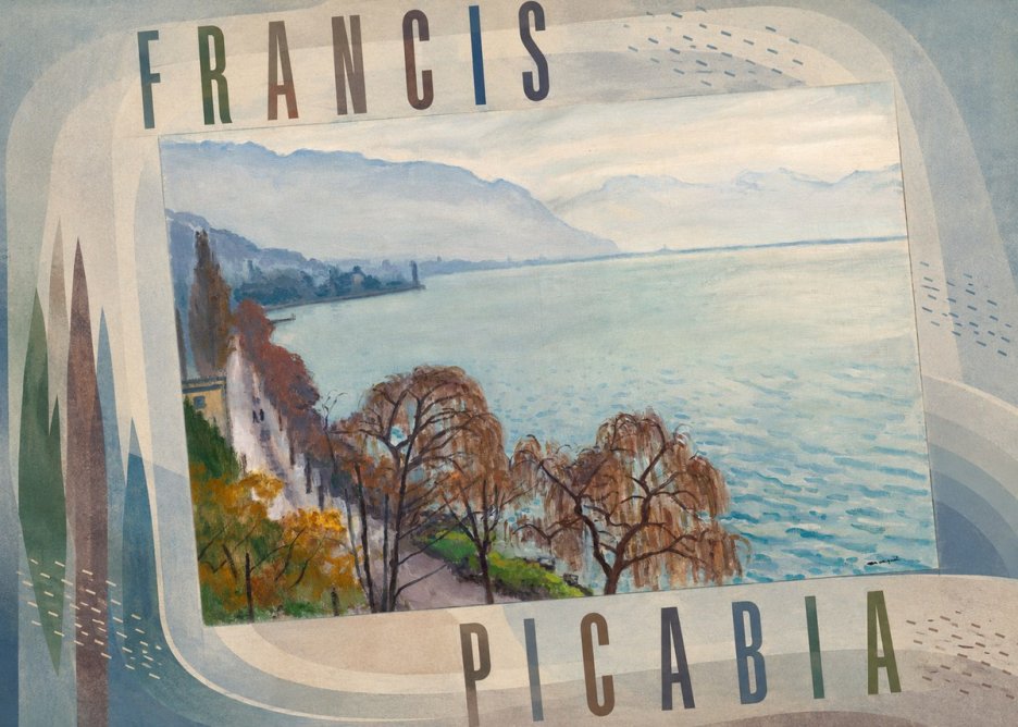 Francis Picabia Lac Léman No6 - Juliste