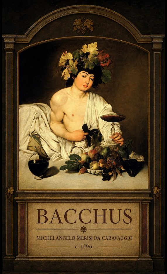 Michelangelo Merisi da Caravaggio Bacchus III No3 - Juliste