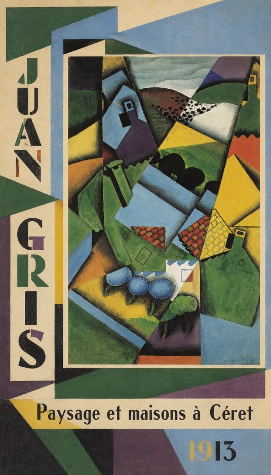 Juan Gris Paysage Et Maisons À Céret No2 - Juliste