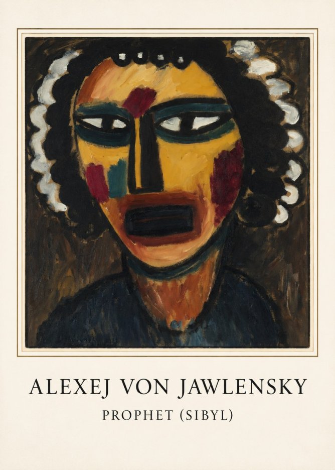Alexej von Jawlensky Prophet (Sibil) No3 - Juliste