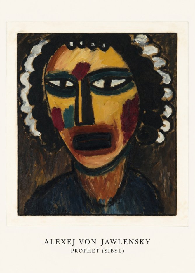Alexej von Jawlensky Prophet (Sibil) No5 - Juliste