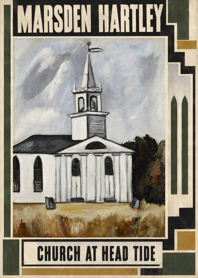 Marsden Hartley Church at Head Tide No2 - Juliste