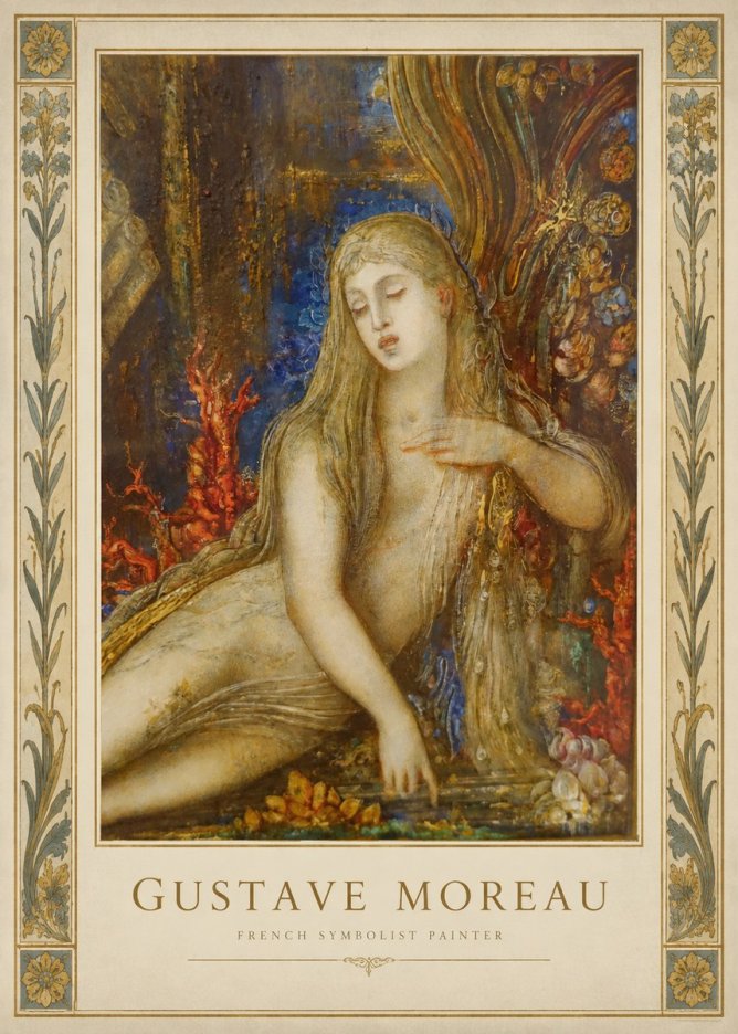 Gustave Moreau Galatea II No1 - Juliste