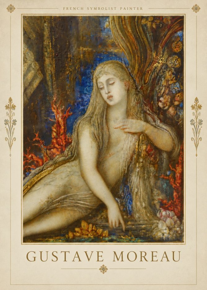 Gustave Moreau Galatea II No3 - Juliste