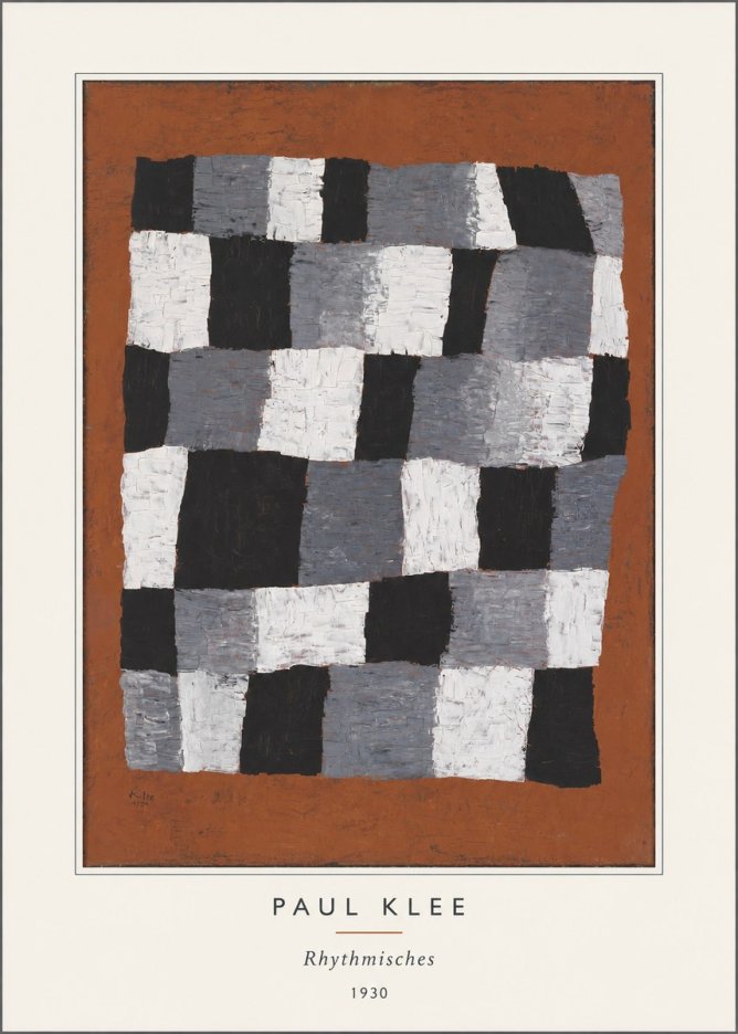 Paul Klee Rhythmisches No5 - Juliste