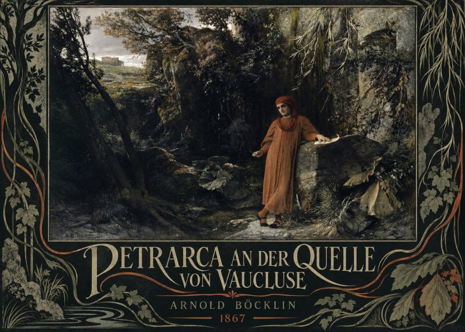 Arnold Böcklin Petrarca an Der Quelle Von Vaucluse No5 - Juliste