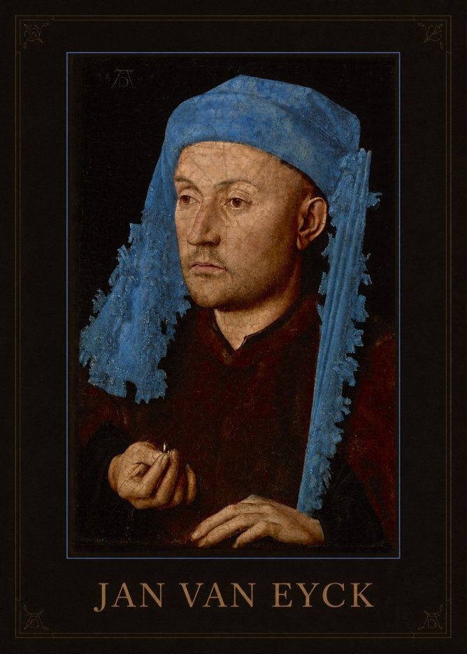 Jan van Eyck Portrait of a Man (Léal Souvenir) No1 - Juliste