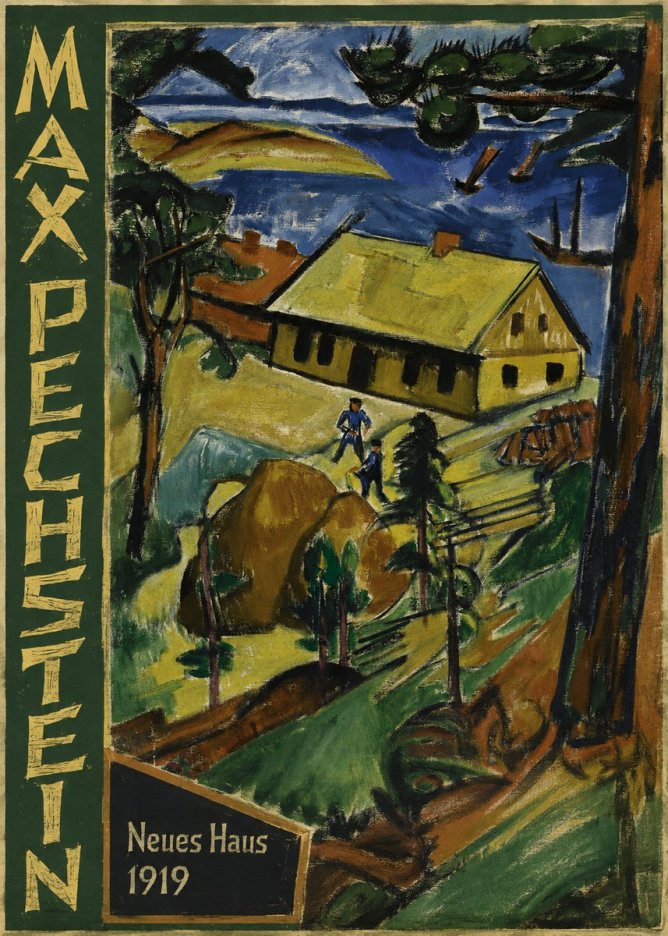 Max Pechstein Neues Haus No2 - Juliste