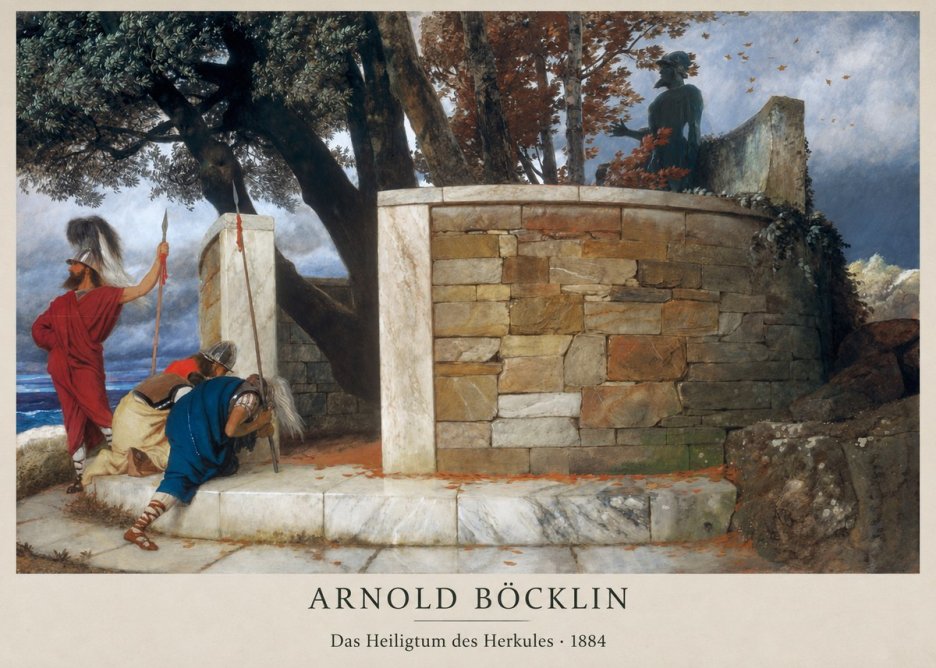 Arnold Böcklin Das Heiligtum Des Herkules II No2 - Juliste