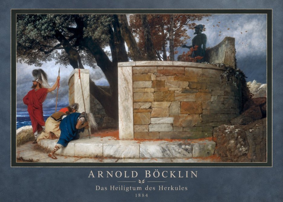 Arnold Böcklin Das Heiligtum Des Herkules II No4 - Juliste