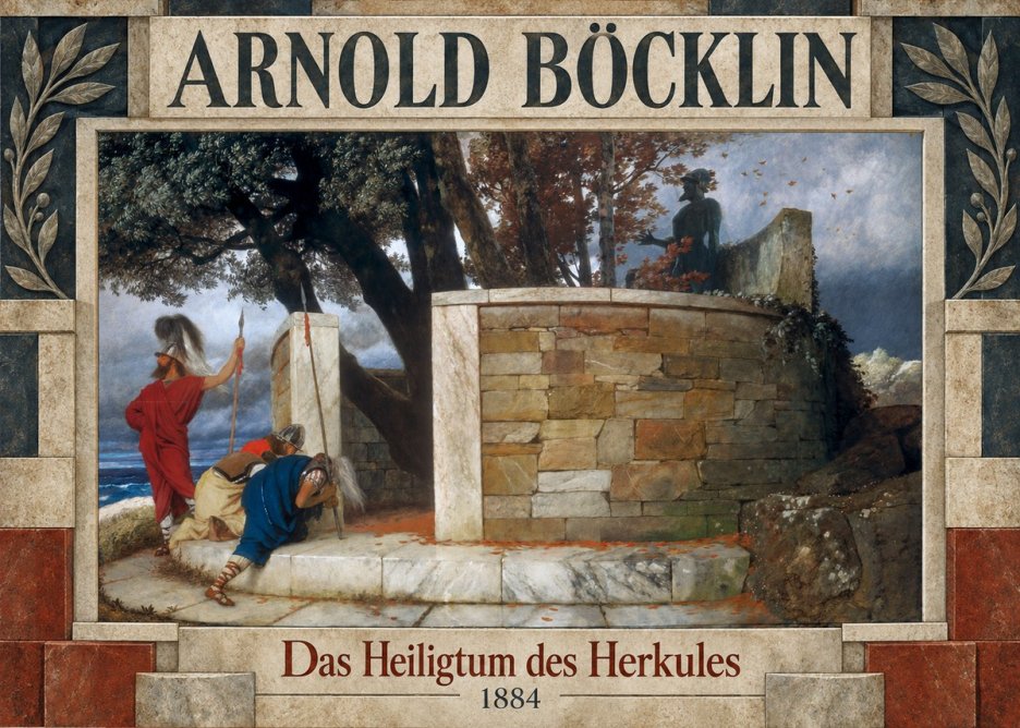 Arnold Böcklin Das Heiligtum Des Herkules II No5 - Juliste