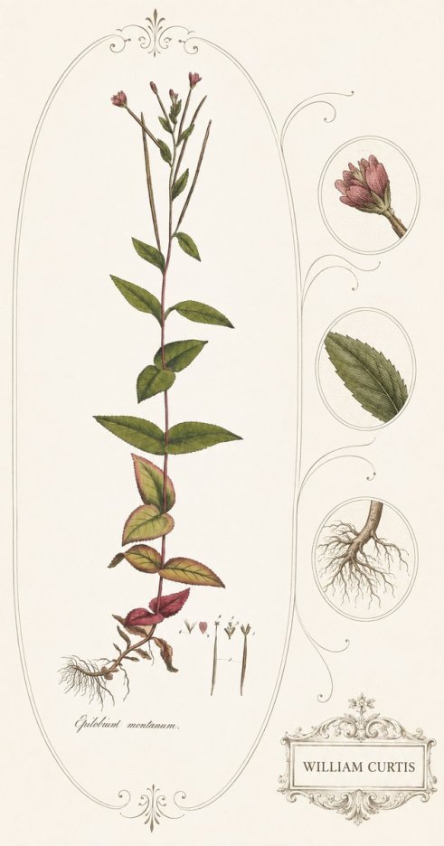 William Curtis Epilobium Montanum. No4 - Juliste