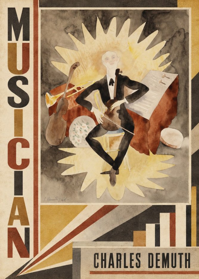 Charles Demuth Musician No3 - Juliste