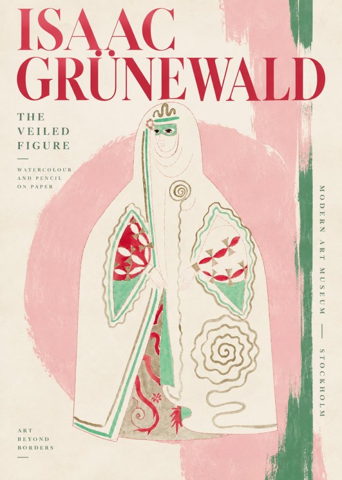 Isaac Grünewald The Veiled Figure No3 - Juliste