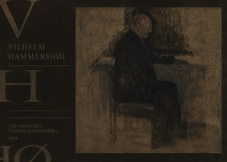 Vilhelm Hammershøi The Architect Thorvald Bindesbøll No6 - Juliste