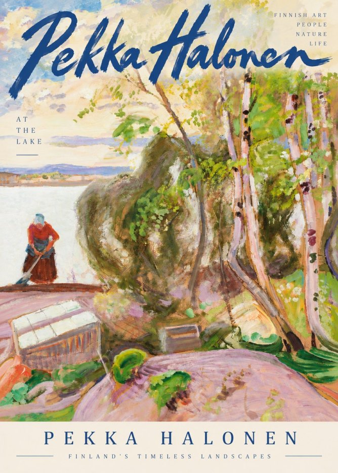 Pekka Halonen At the Lake No4 - Juliste
