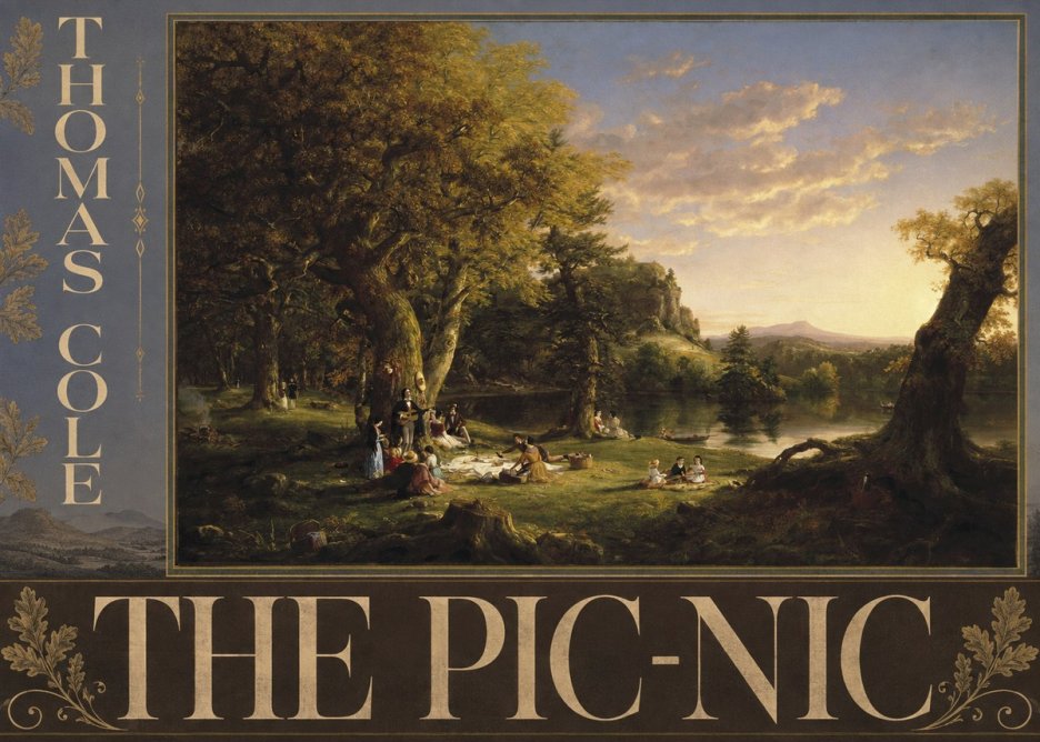Thomas Cole The Pic-nic II No4 - Juliste