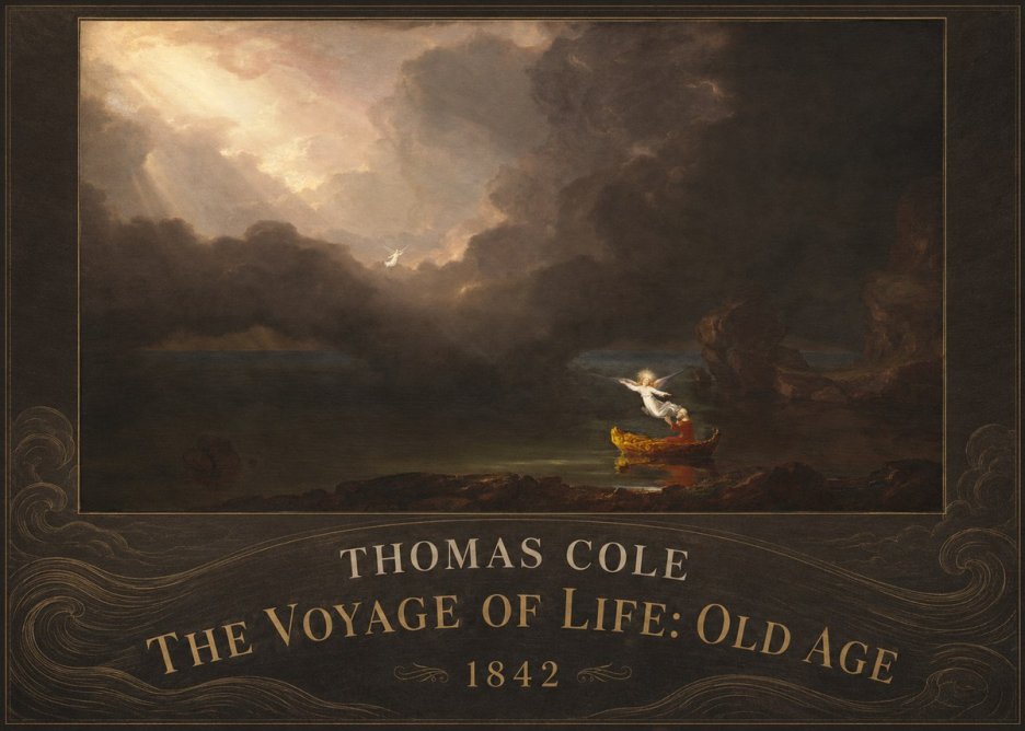 Thomas Cole The Voyage of Life: Old Age IV No4 - Juliste