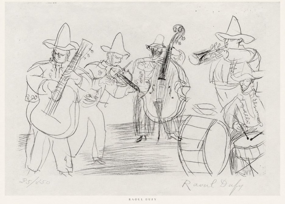 Raoul Dufy Musicians No6 - Juliste