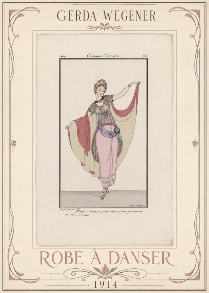 Gerda Wegener Robe À Danser No1 - Juliste