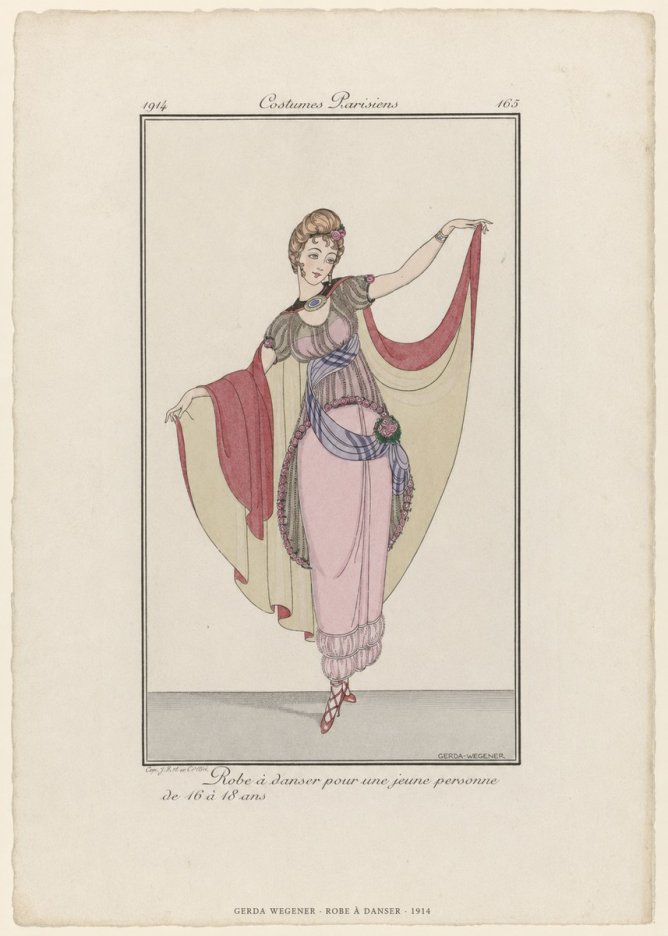 Gerda Wegener Robe À Danser No6 - Juliste