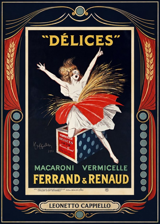 Leonetto Cappiello Délices II No2 - Juliste