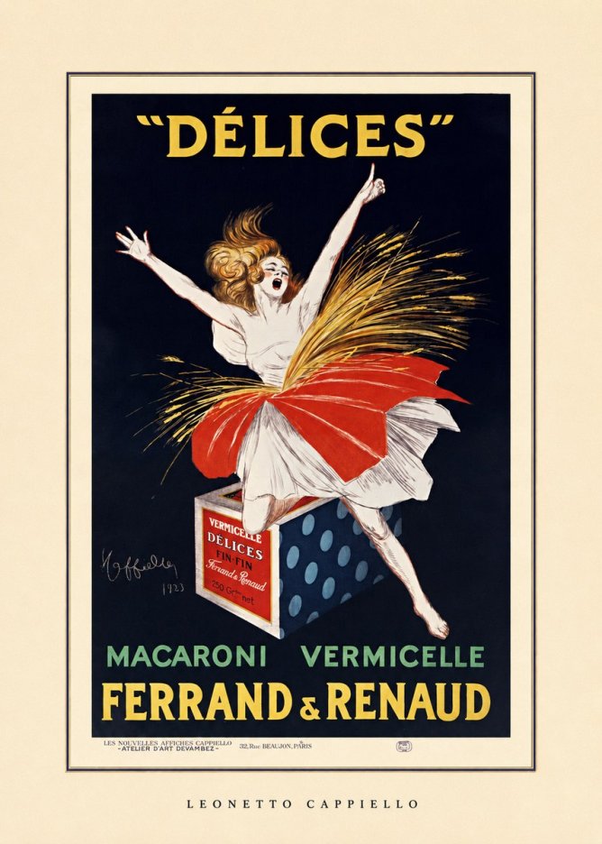 Leonetto Cappiello Délices II No4 - Juliste