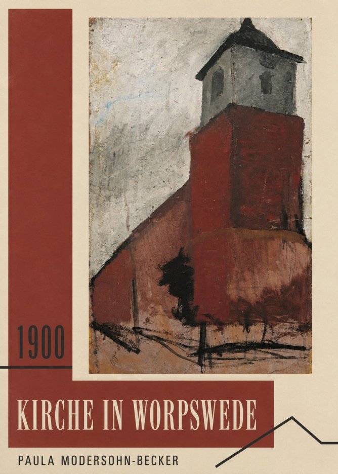 Paula Modersohn-Becker Kirche in Worpswede No2 - Juliste