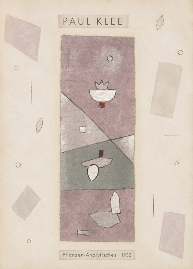 Paul Klee Pflanzen-analytisches No3 - Juliste