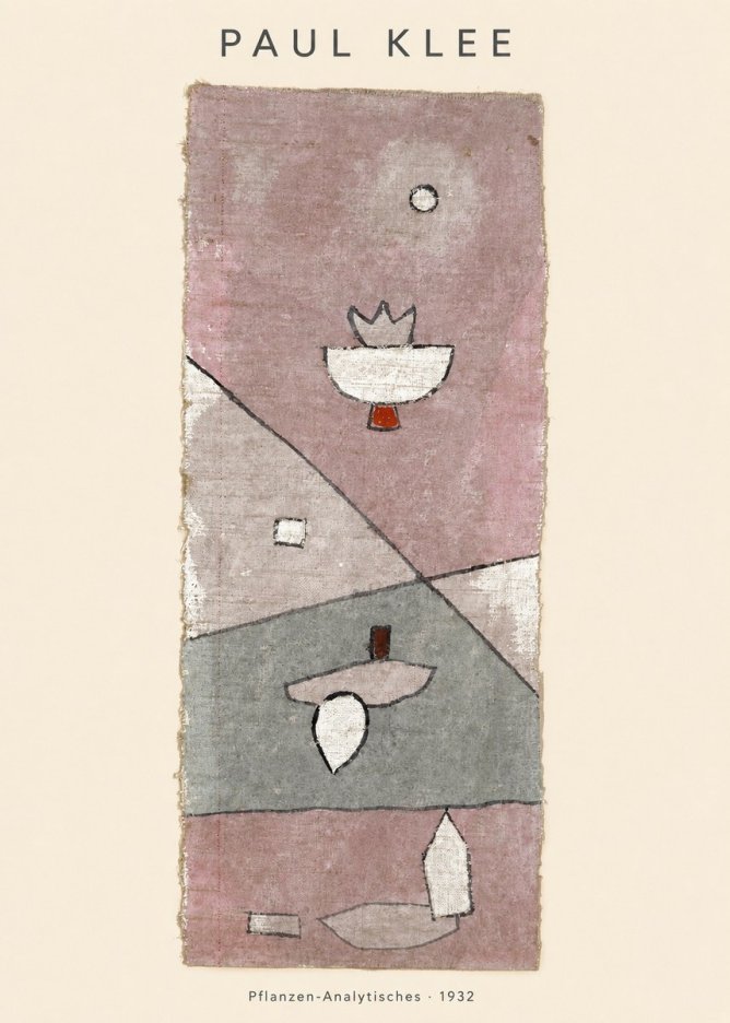 Paul Klee Pflanzen-analytisches No5 - Juliste