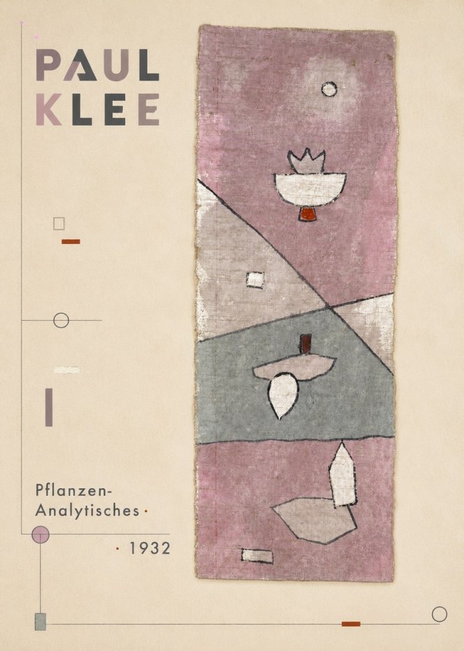 Paul Klee Pflanzen-analytisches No6 - Juliste