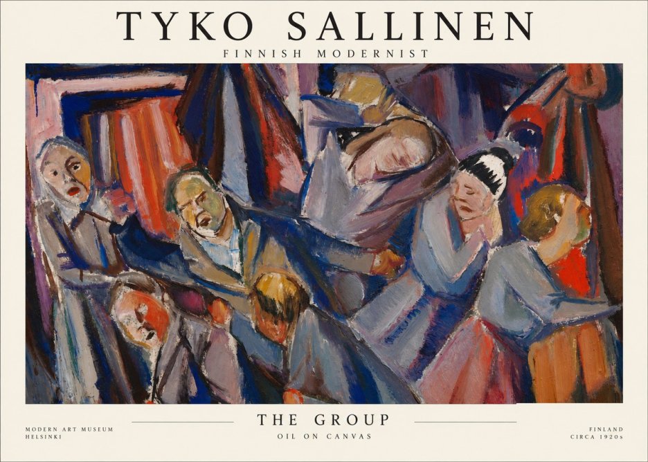 Tyko Sallinen The Group No1 - Juliste