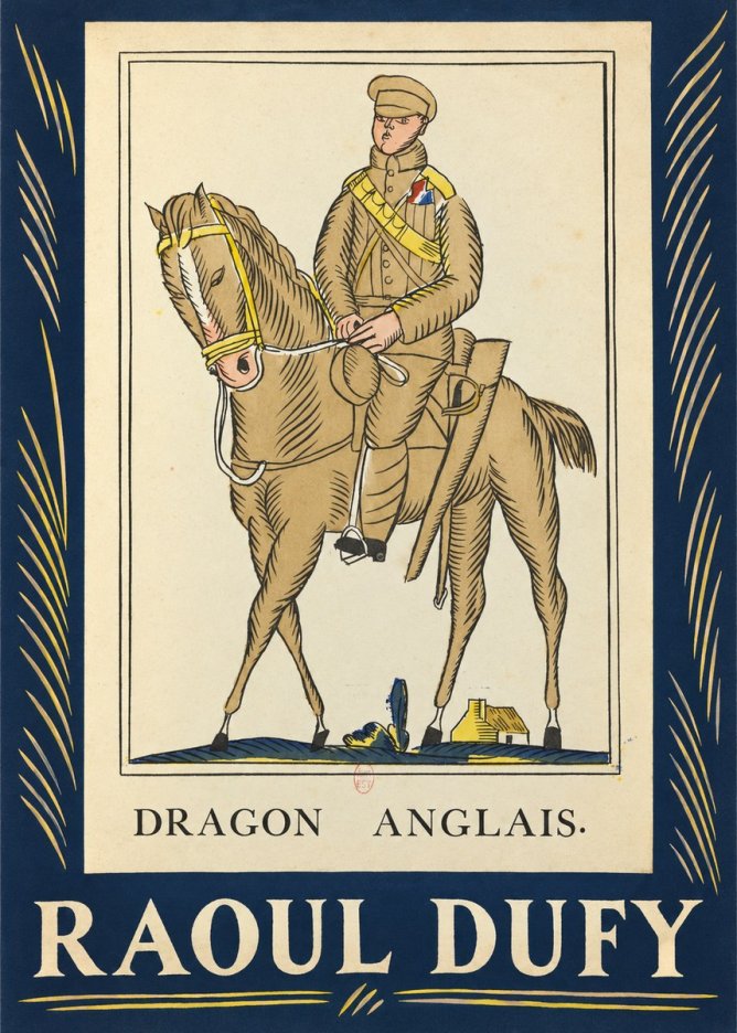 Raoul Dufy Dragon Anglais No3 - Juliste