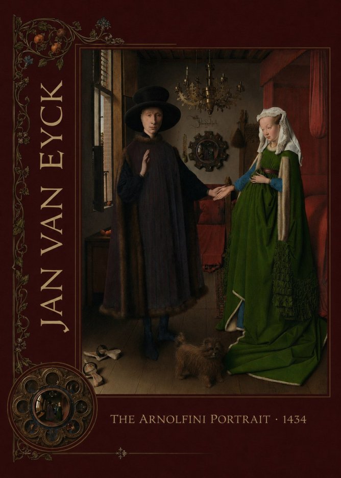 Jan van Eyck The Arnolfini Portrait VII No2 - Juliste