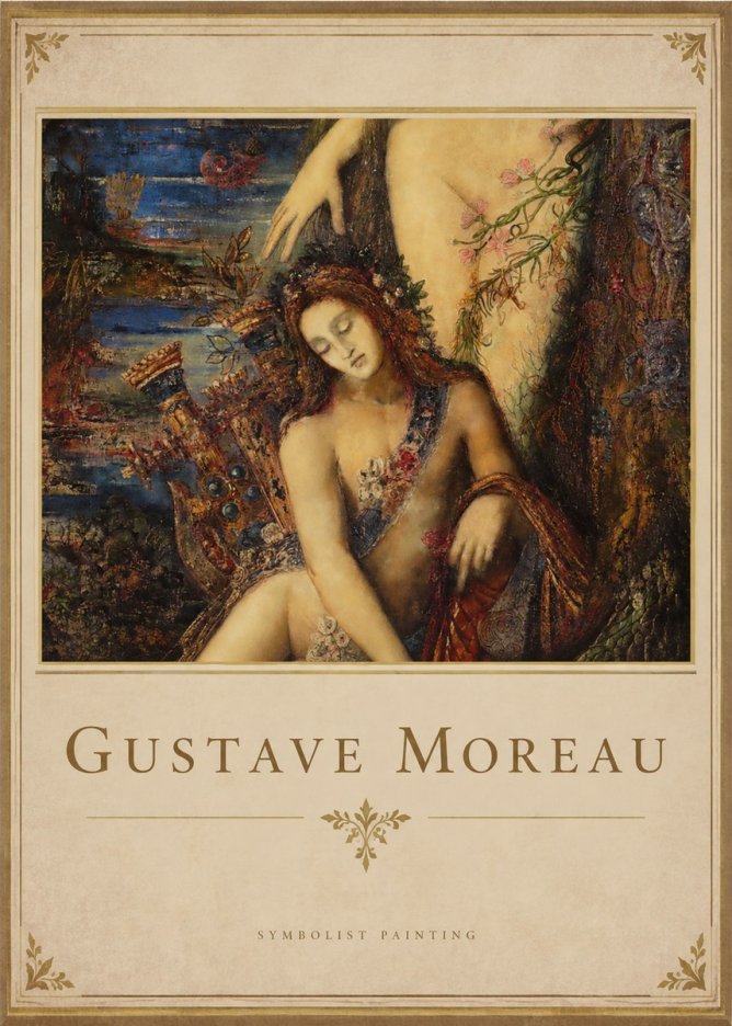Gustave Moreau Symbolist Painting No1 - Juliste
