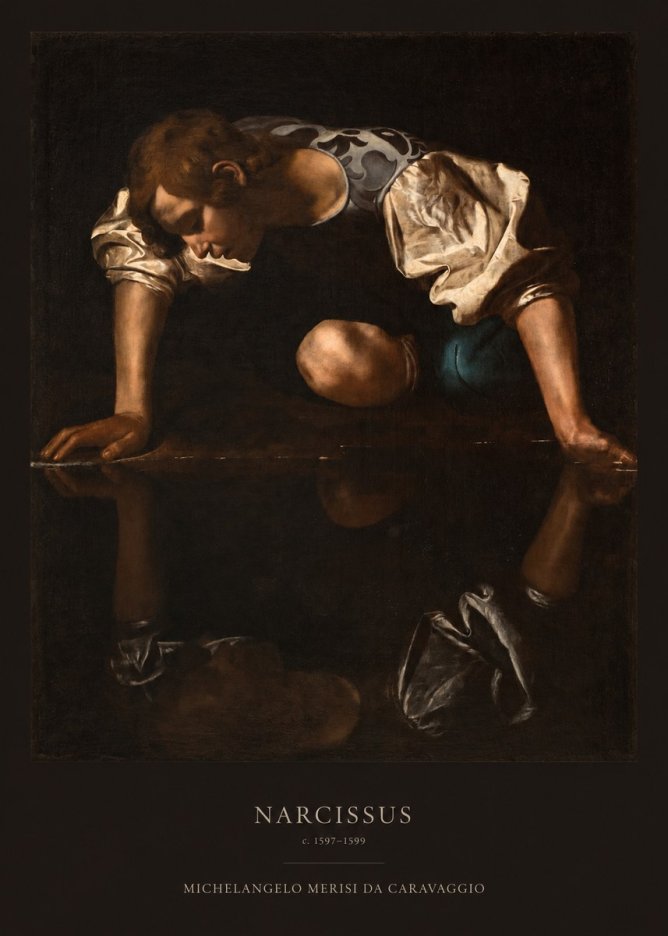 Michelangelo Merisi da Caravaggio Narcissus II No5 - Juliste