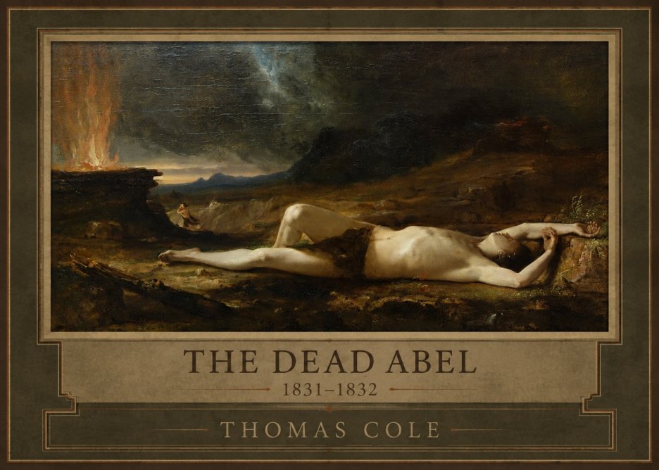 Thomas Cole The Dead Abel No1 - Juliste