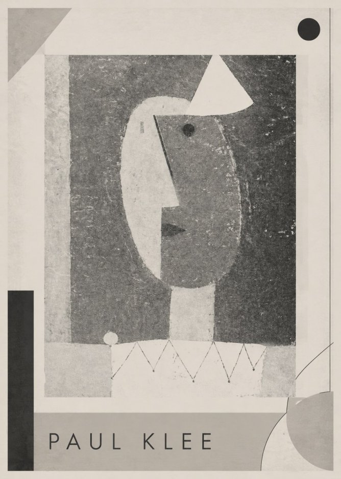 Paul Klee The Clown No1 - Juliste