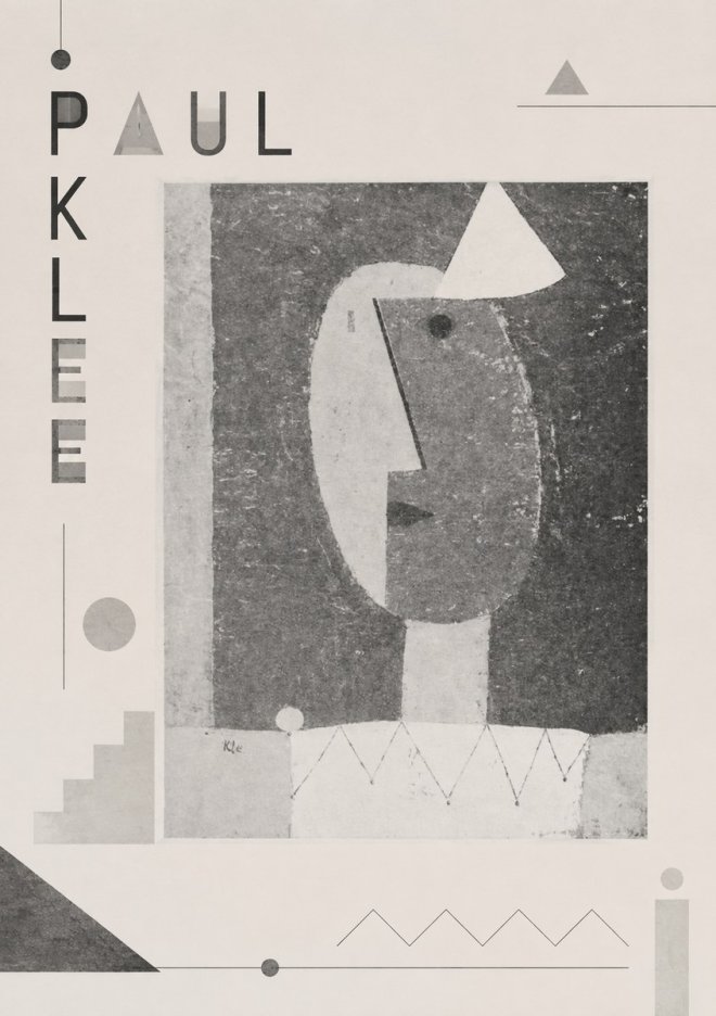 Paul Klee The Clown No4 - Juliste
