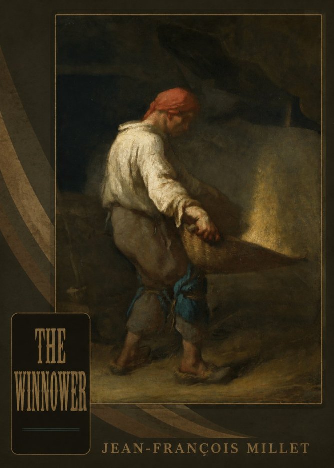 Jean-François Millet The Winnower No5 - Juliste