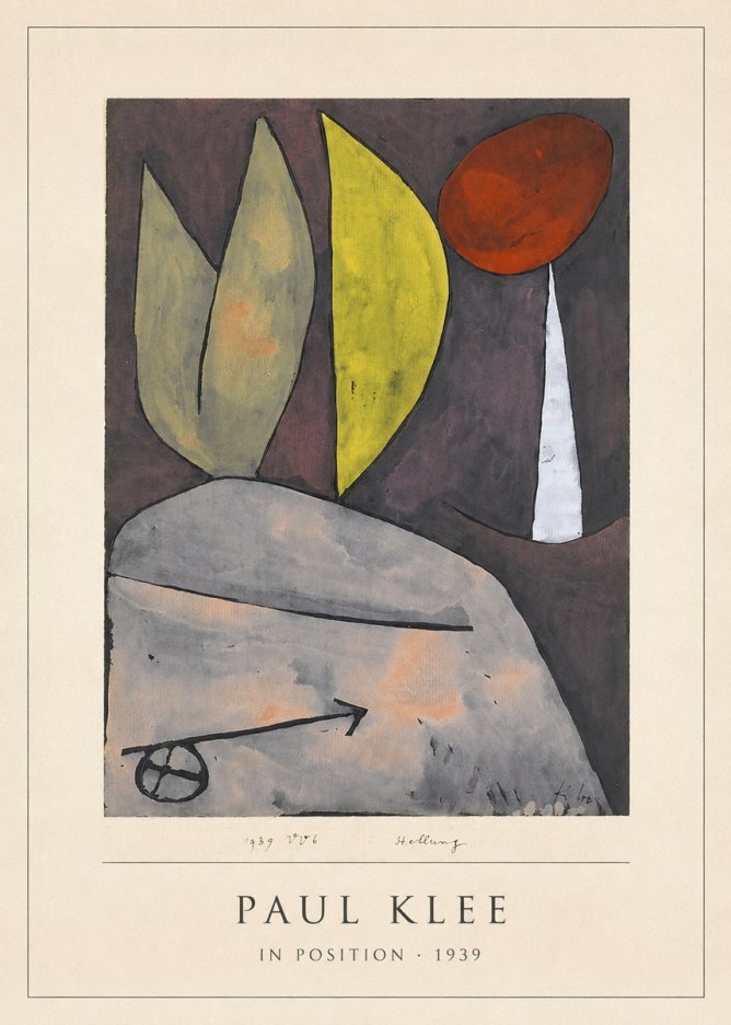 Paul Klee In Position No3 - Juliste