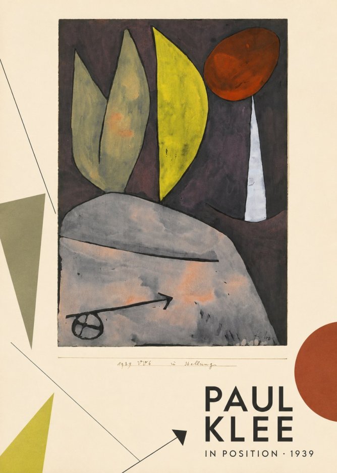 Paul Klee In Position No4 - Juliste