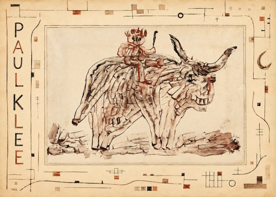 Paul Klee Bear Rider No3 - Juliste