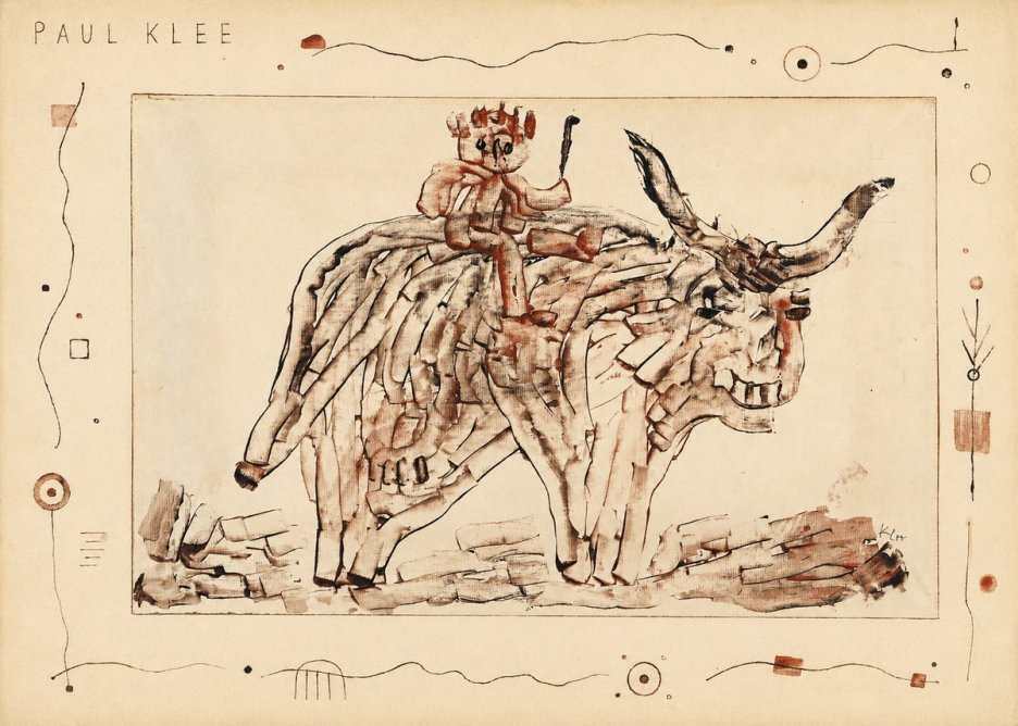 Paul Klee Bear Rider No5 - Juliste