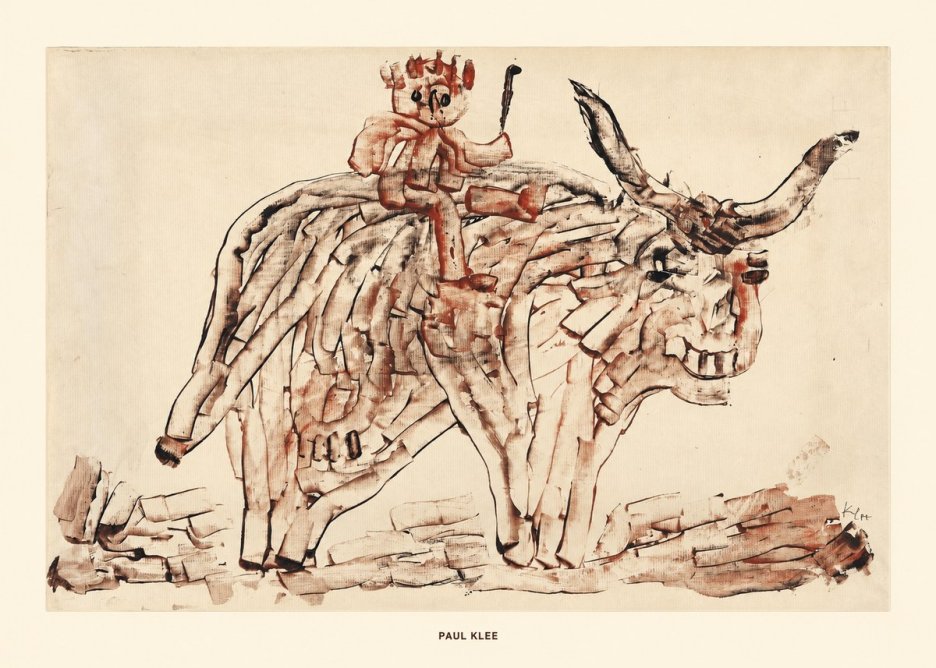 Paul Klee Bear Rider No6 - Juliste