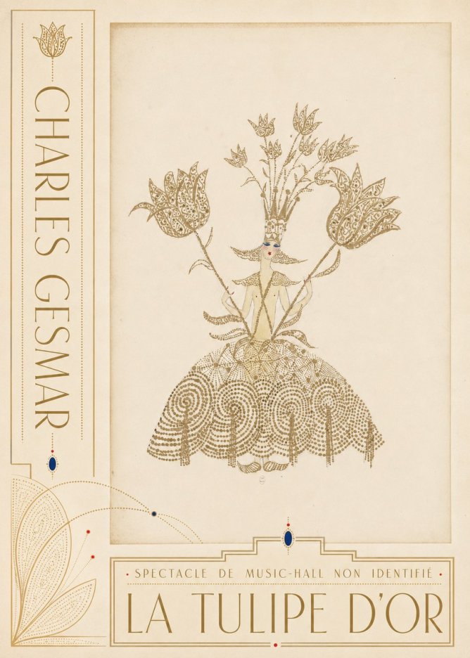 Charles Gesmar La Tulipe D'or No2 - Juliste