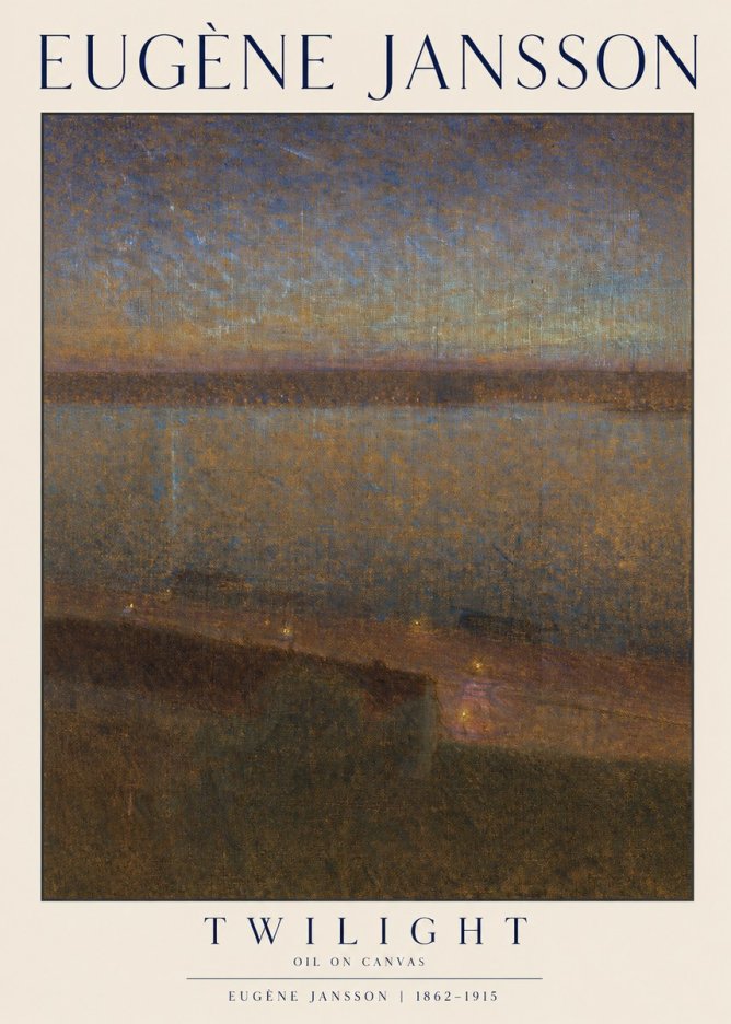 Eugène Jansson Twilight No1 - Juliste